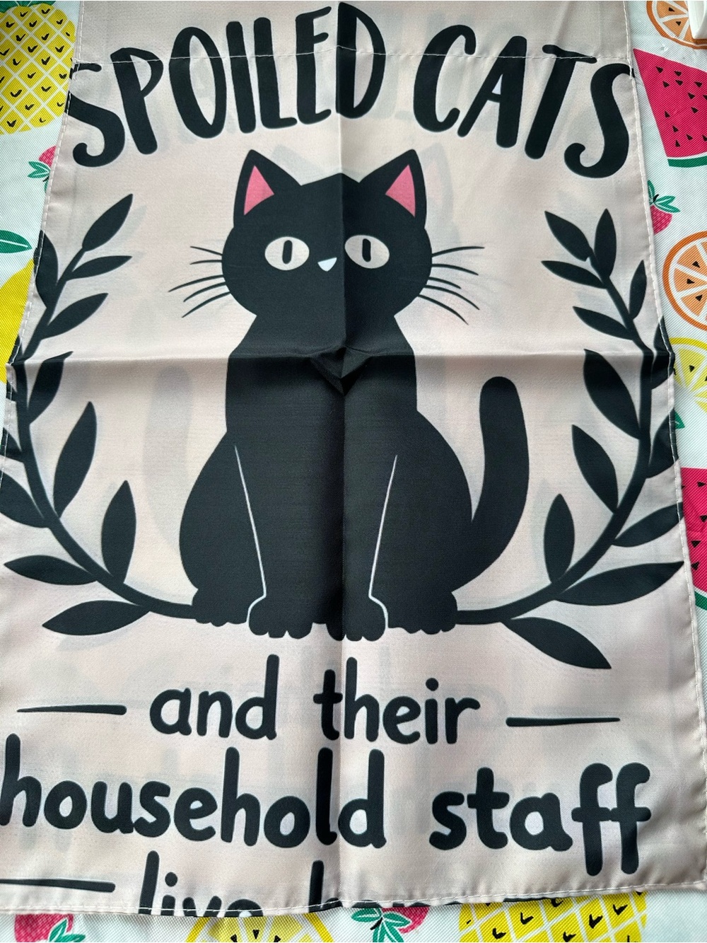 🚨🚨Spoiled Cats Black Cat Decorative Pet Flag